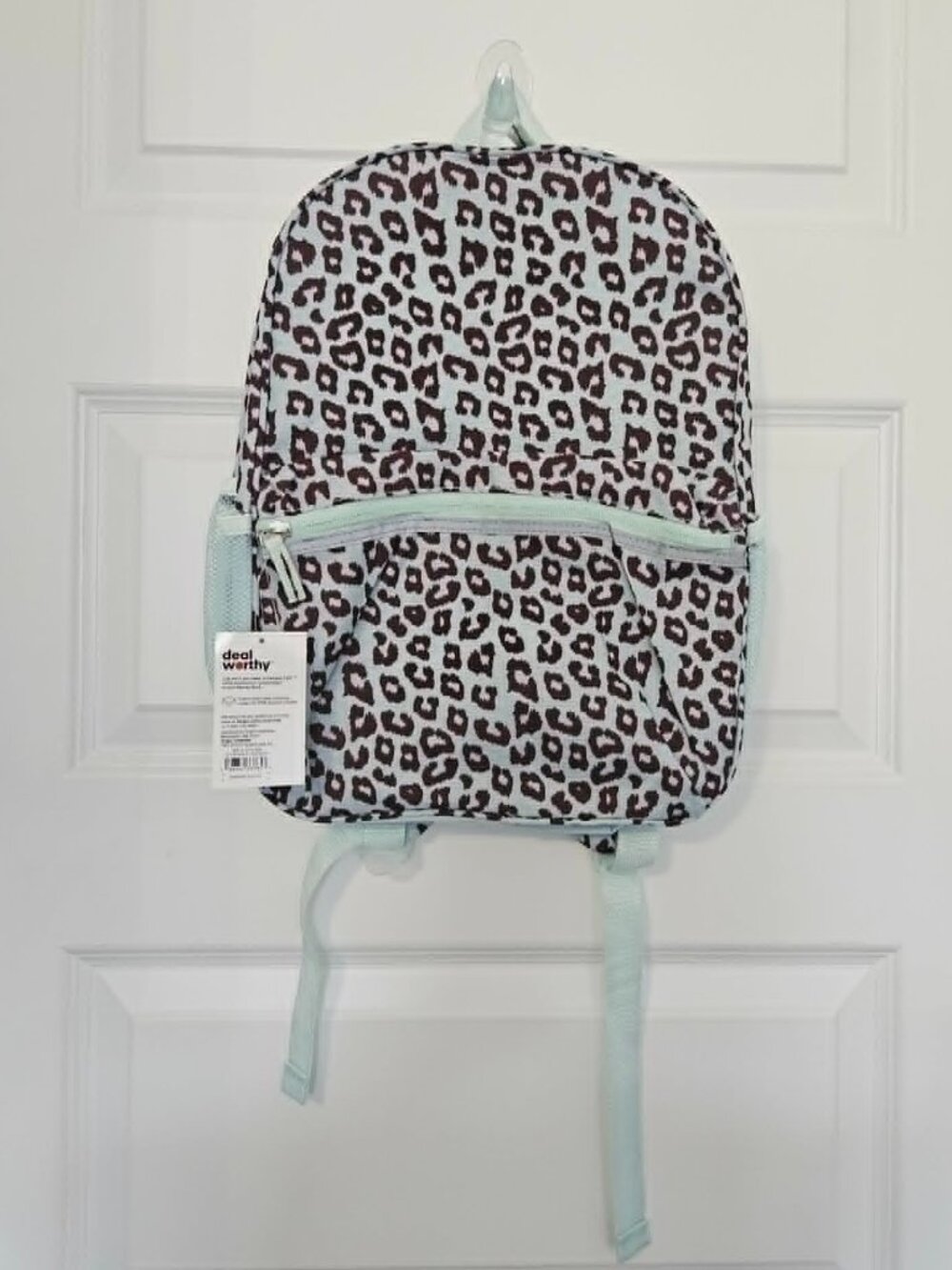 15" Laptop Cheetah Print Aqua Blue 23L Backpack Dealworthy NWT Black TARGET